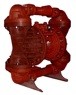 Самовсасывающий воздушный насос диафрагменного типа для промышленной эксплуатации Pumps 2000 с шариковыми клапанами, нагнетание 2 дюйма, серия FRAS
