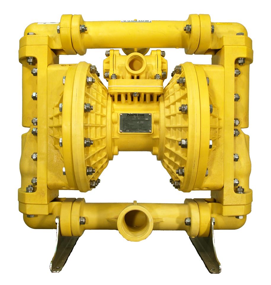 Мембранный насос Pumps 2000 с шламовыми клапанами, желтая серия Yellow
