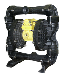 Пластмассовый насос воздух вода Pumps 2000 Black 1 дюйм с шариковыми клапанами